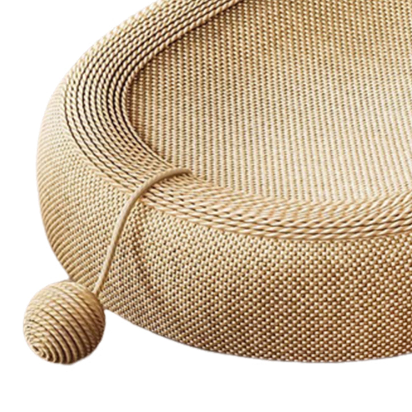Sisal Cat Scratcher Board with Ball - Scratch Resistant Pad