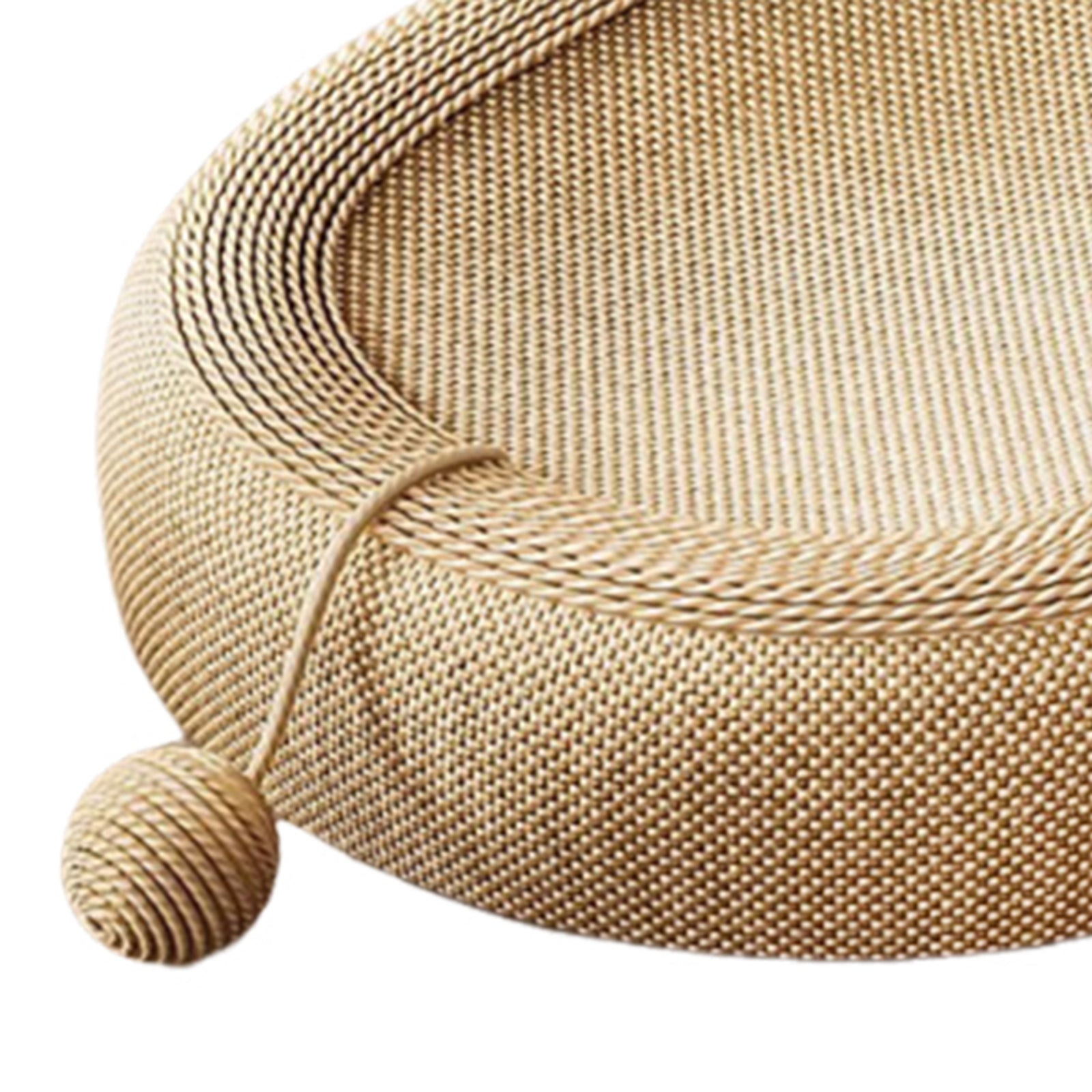 Sisal Cat Scratcher Board with Ball - Scratch Resistant Pad