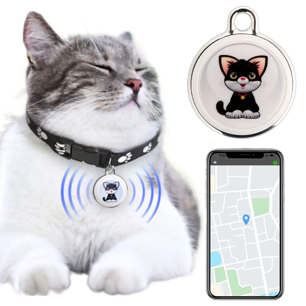 Smart Find My Pet Tracker: Bluetooth, Waterproof Locator